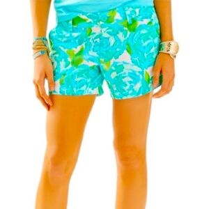LILLY PULITZER Poolside Blue Callahan Shorts
